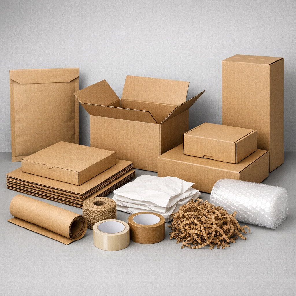 EcoFriendly Shipping Packaging Setup