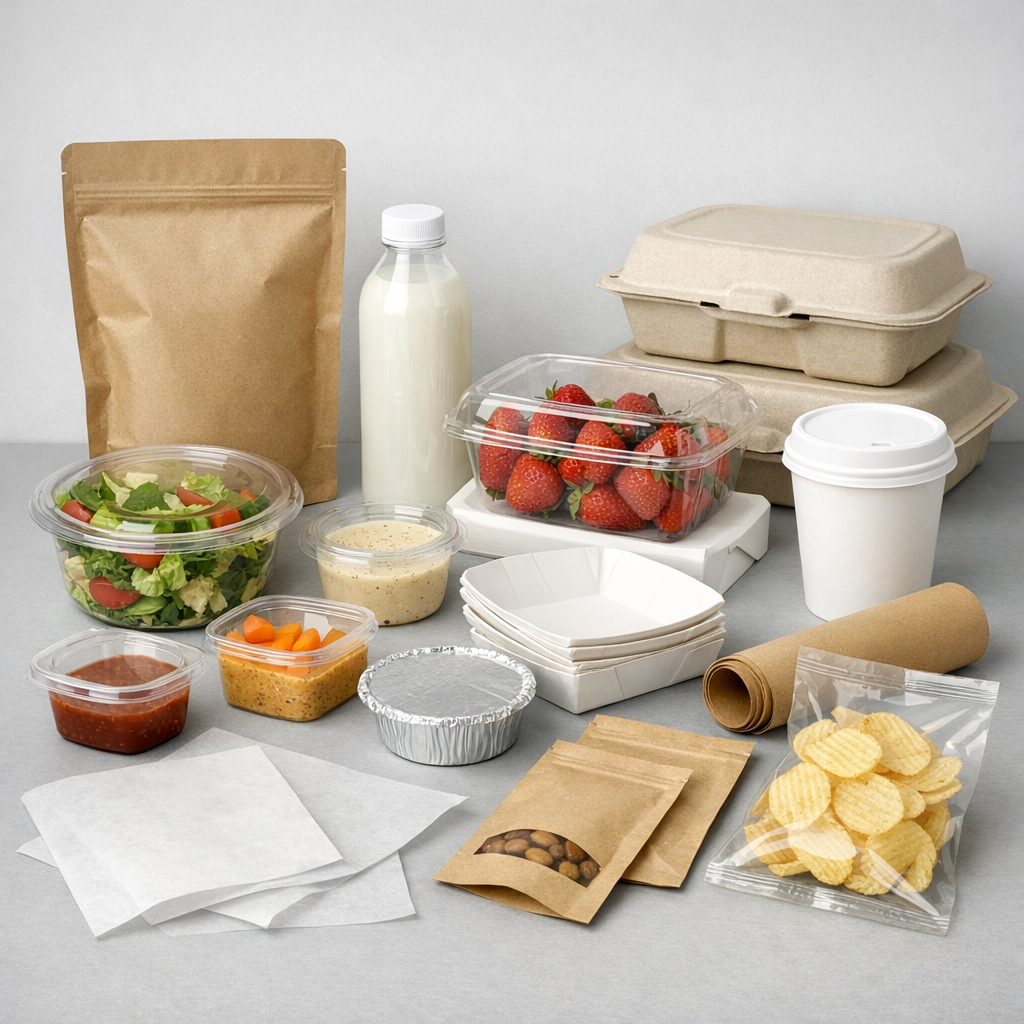 Food Safe Packaging Displayed with Clean Design