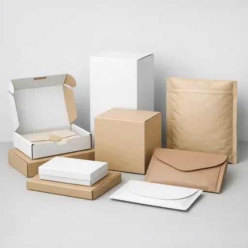 Clean Organized Retail Packaging Materials