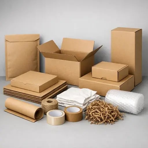 EcoFriendly Shipping Packaging Setup
