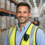 Professional headshot of warehouse manager smiling